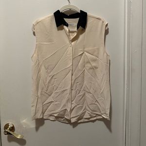 Equipmen silk sleeveless blouse